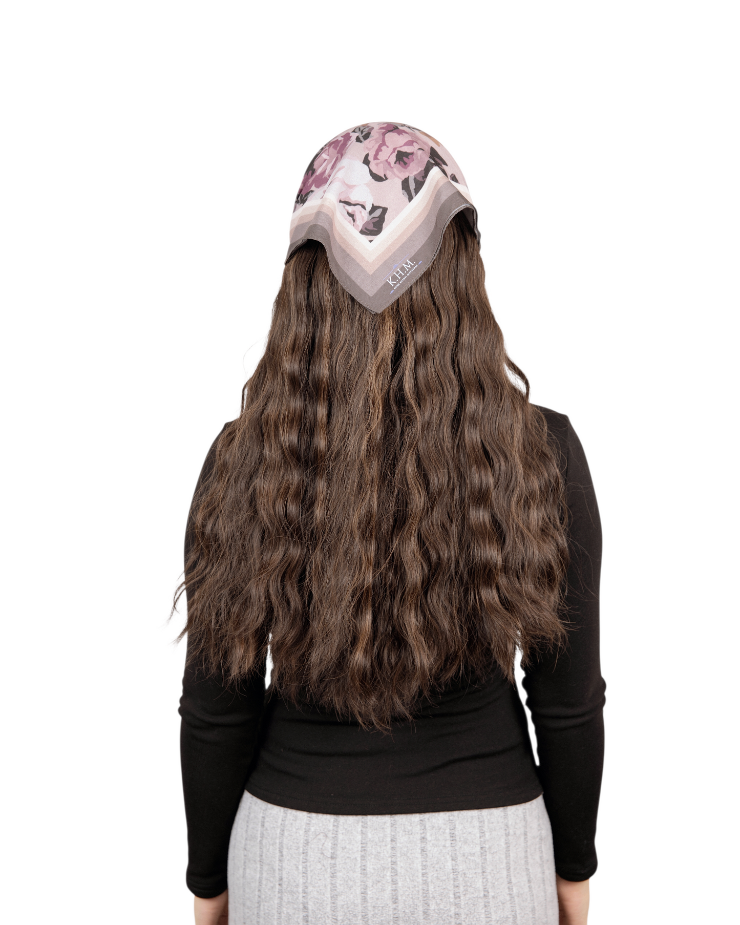 Mauve Garden Pretied Bandana