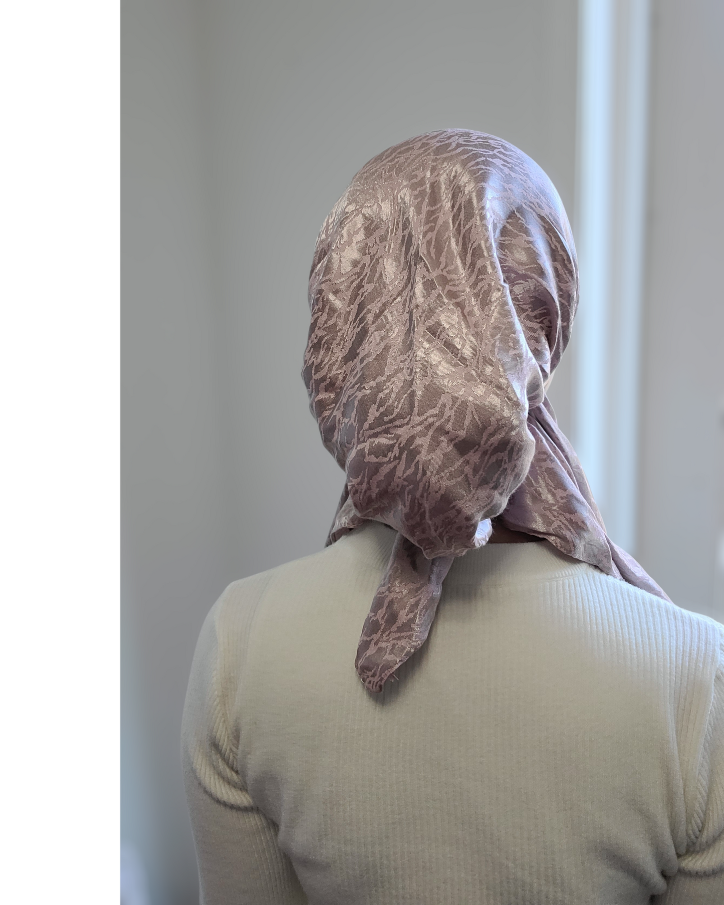 Metallic Mirage Pretied Scarf