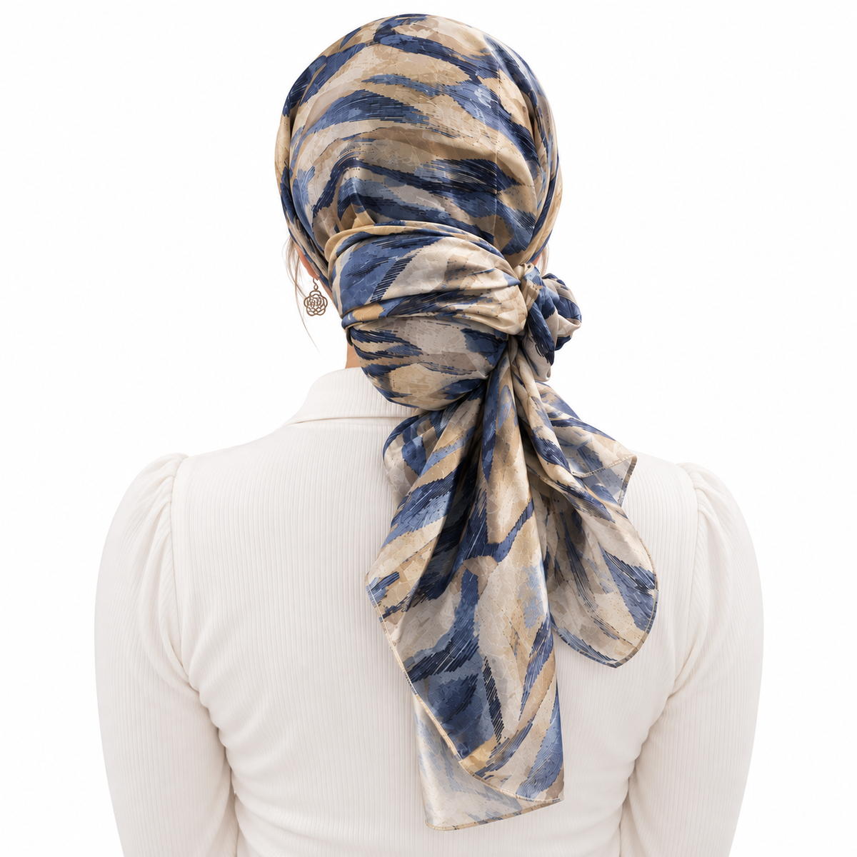 The Lumiere Long Scarf With Scrunchie