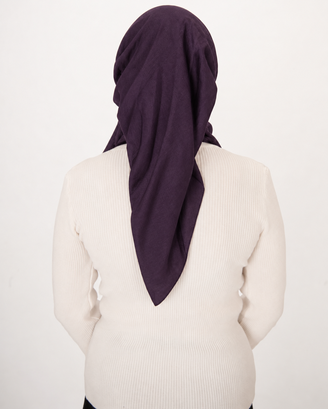 Lightweight Solid Adjustable Open Pretied Scarf