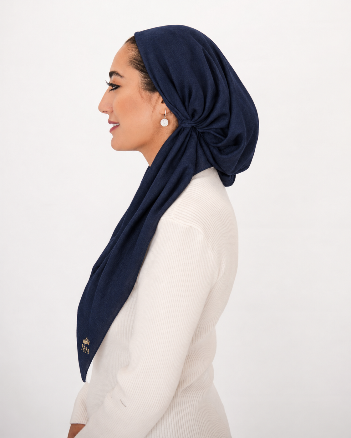 Lightweight Solid Adjustable Pretied Scarf