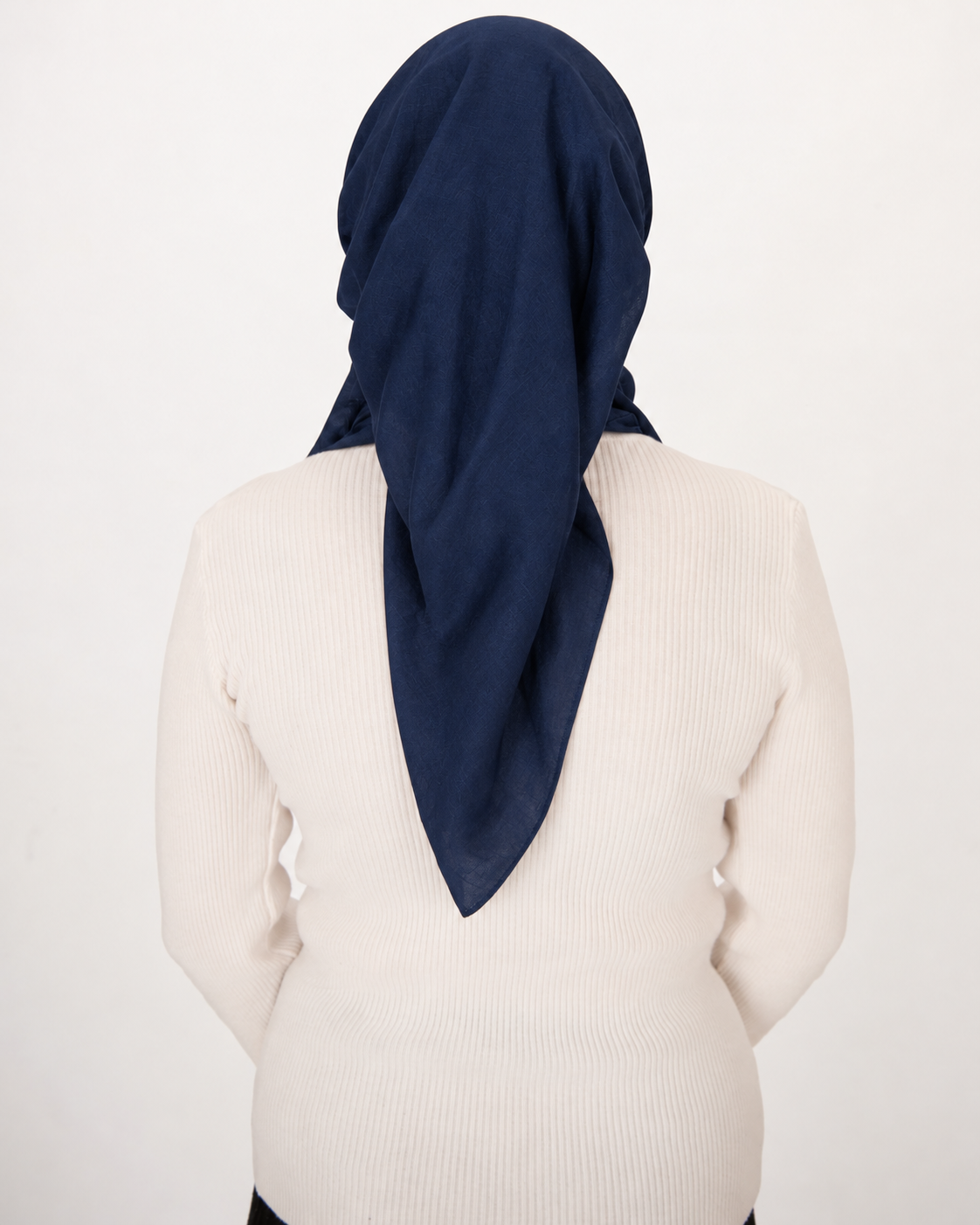 Lightweight Solid Adjustable Open Pretied Scarf