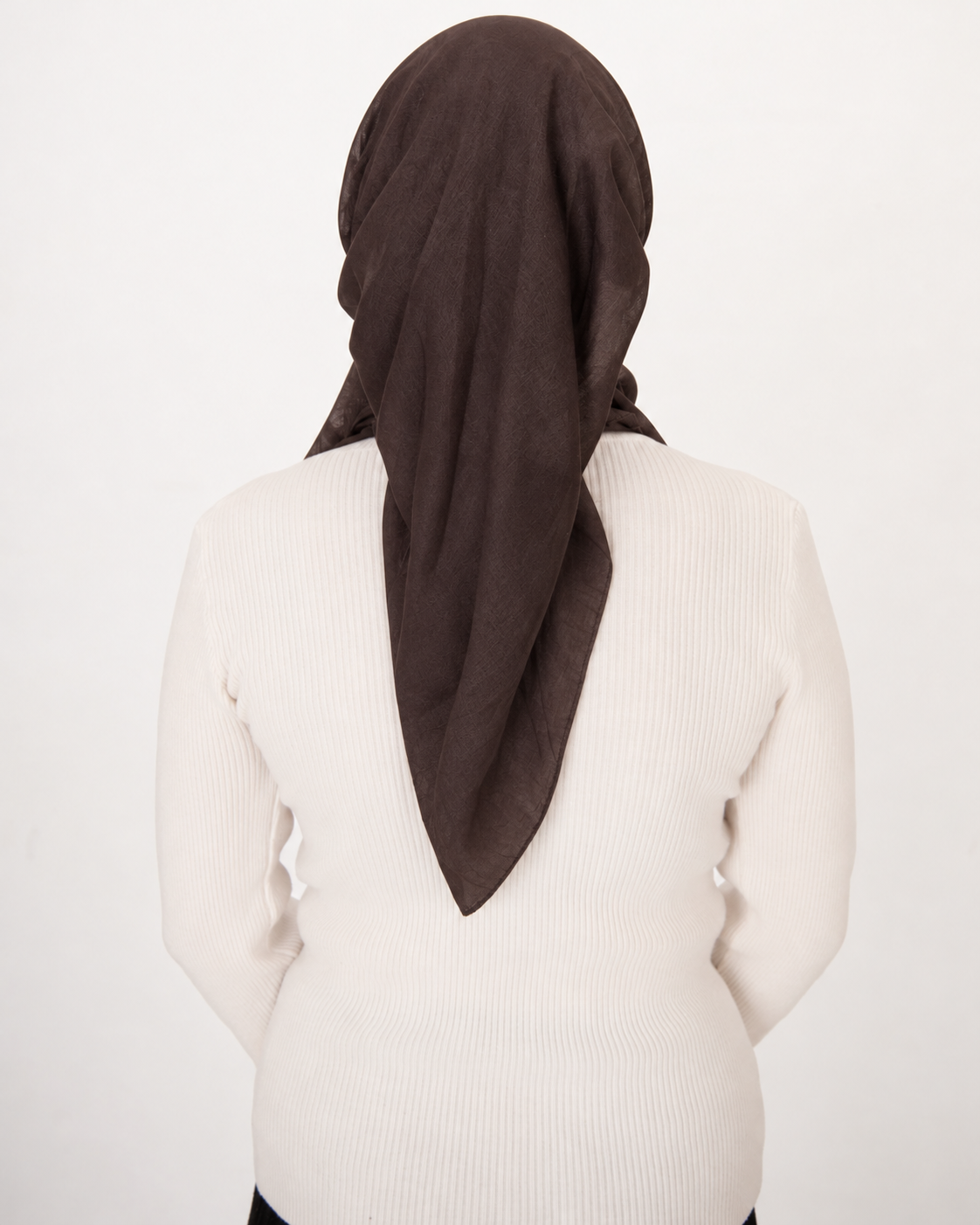Lightweight Solid Adjustable Open Pretied Scarf