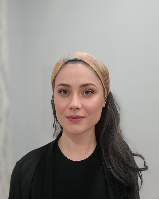 Golden Waves Pretied Bandana